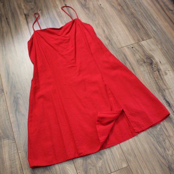 Luna Chix Y2K Red Mini Skater Dress M - Picture 2 of 6